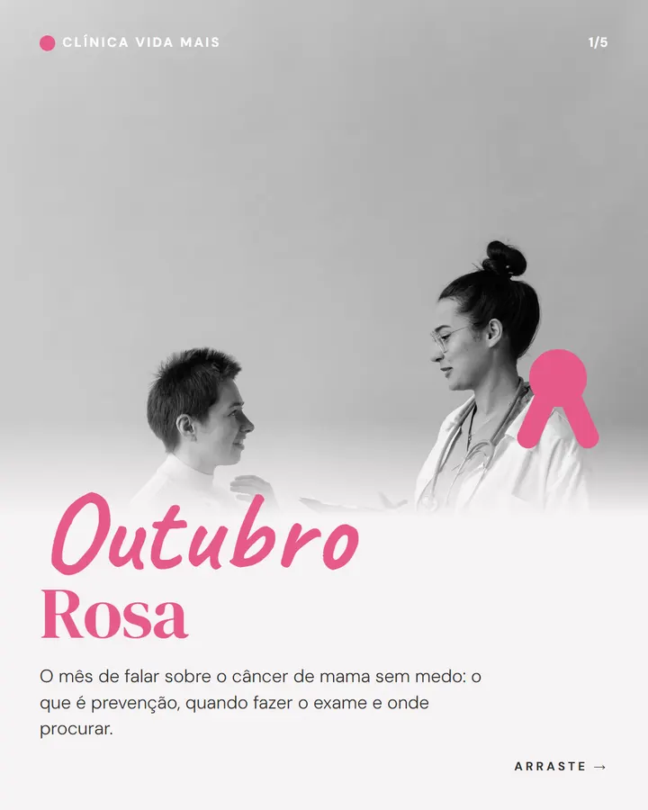 Slide 1 de 5 do modelo Campanha do mês