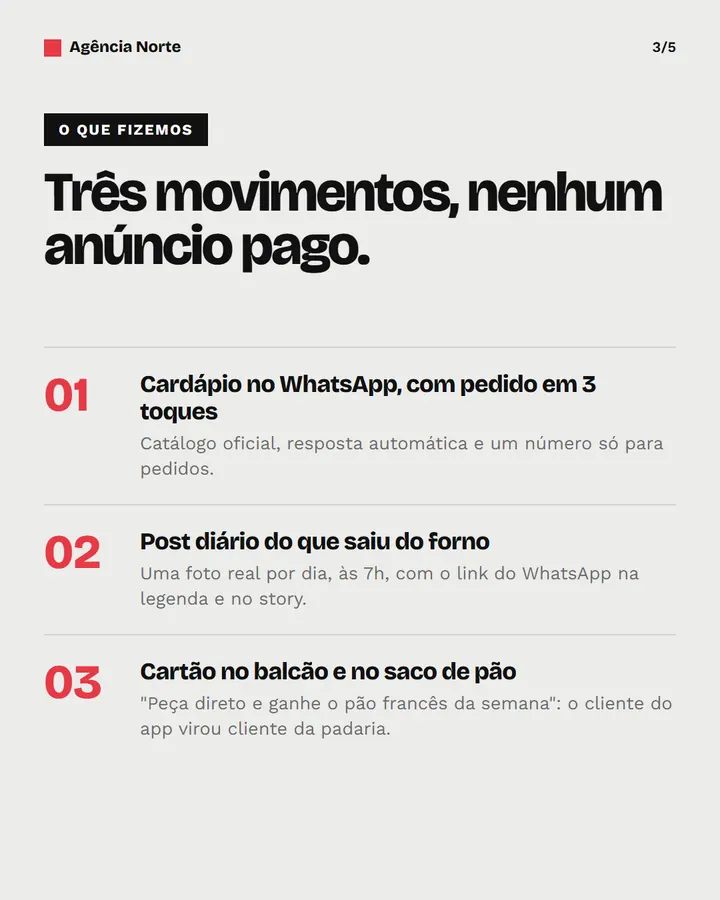 Slide 3 de 5 do modelo Caso de negócio