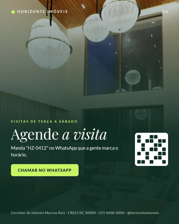 Slide 5 de 6 do modelo Imóvel da semana