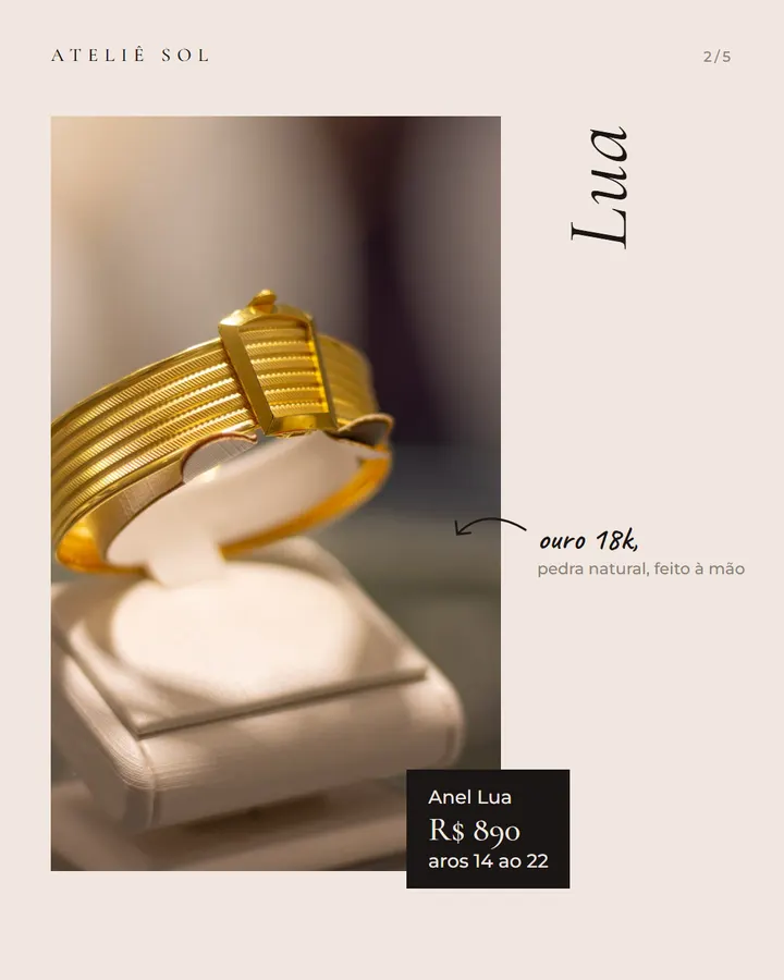 Slide 2 de 5 do modelo Chegou novidade