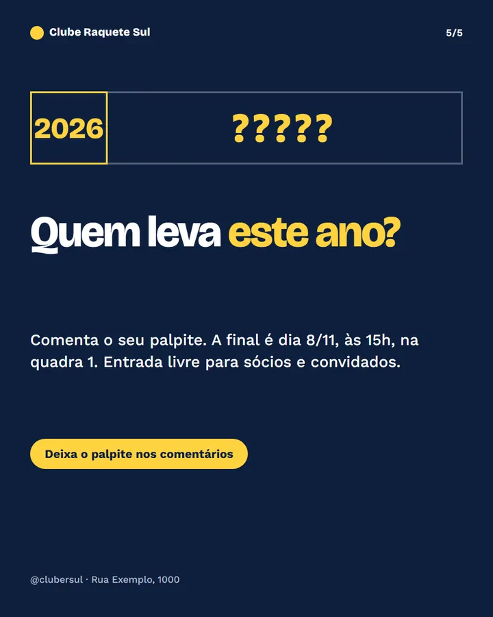 Slide 5 de 5 do modelo Ranking ou linha do tempo