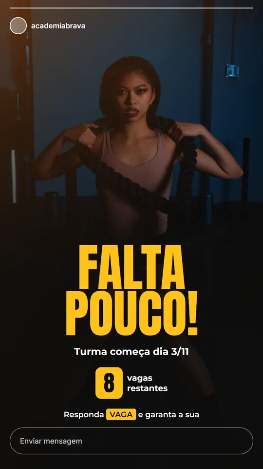 Story do modelo Desafio 21 dias